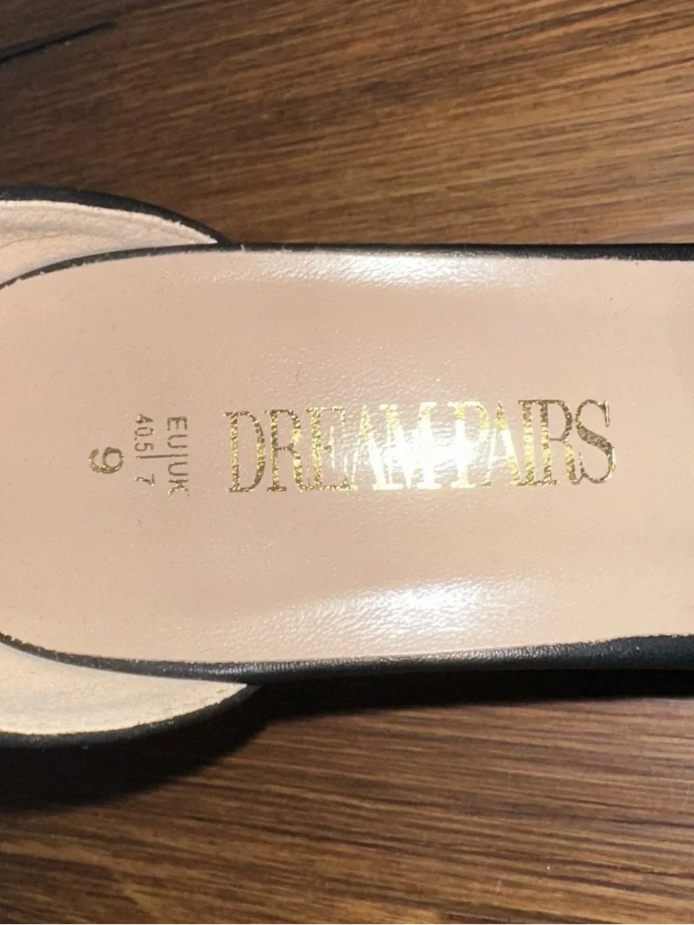 Brand New DREAM PAIRS Women’s 9 Dress Sandals Black Open Toe Heels Ankle Strap